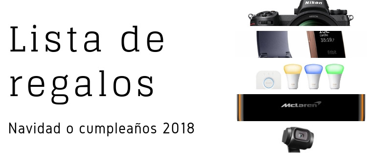 Lista de regalos tecnológicos 2018