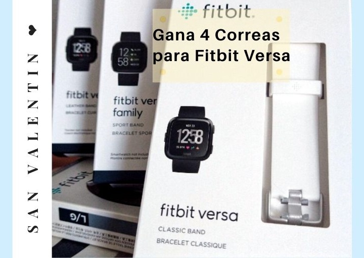 Gana correas para tu Fitbit Versa ❤️